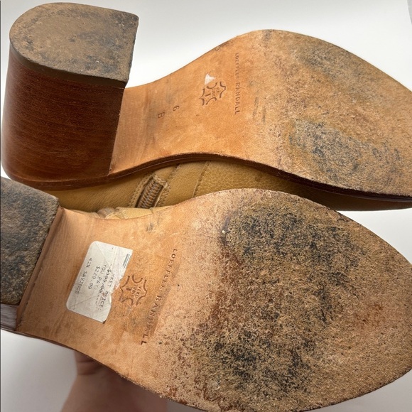 Loeffler Randall Ella Ankle Boots in Beach Leather Camel Color - Size 6 - Picture 14 of 14